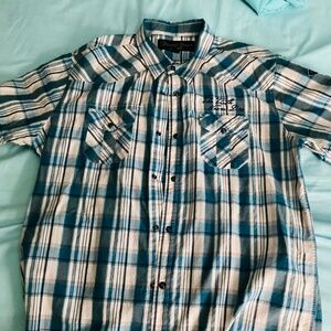 Jimmy Z western embroidered shirt L